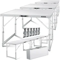 Kesser Multifunktionstisch Profi 100 x 60 cm 30 kg weiß 34193