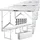 Kesser Multifunktionstisch Profi 100 x 60 cm 30 kg weiß 34193