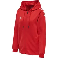 hummel Core XK Poly Kapuzenjacke Damen true red XS