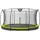 EXIT TOYS Silhouette Bodentrampolin 427 cm inkl. Sicherheitsnetz grün