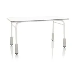 HJH Office Kinderschreibtisch KID GRO T Weiß / Grau