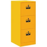 vidaXL Aktenschrank 44 x 50 x 106,5 cm Senfgelb