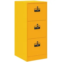 vidaXL Aktenschrank 44 x 50 x 106,5 cm Senfgelb