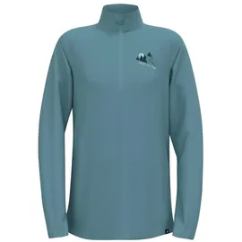 Odlo Fleecepullover Kinder Berra Kids Graphic I Midlayer mit Halbreißverschluss Jungen Mädchen