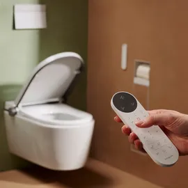 Hansgrohe LavaPura Element S Wand-Dusch-WC mit WC-Sitz Weiß
