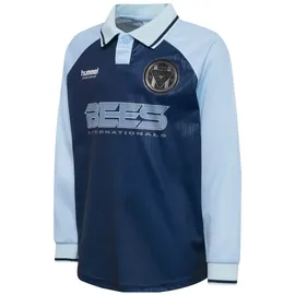 hummel T-Shirt Raglanärmel Hmljr Loose Stripe Soccer Jersey Longsleeve" in DRESS BLUES | Gr.: 110/116
