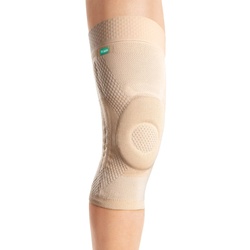 JuzoFlex Genu Xtra Wide Kniebandage stabilisiert u. entlastet das Kniegelenk mit Komfortzone 1 St schwarz