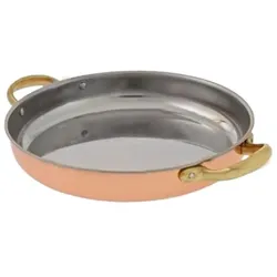 Kupferpfanne Mit Griffen, 24 cm