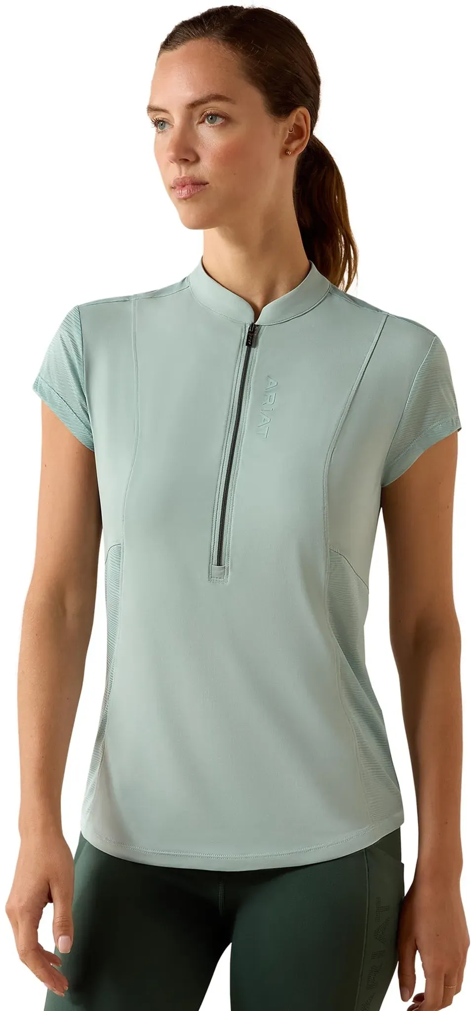 Ariat Breathe Damen Baselayer mit 1/2 Reißverschluss
