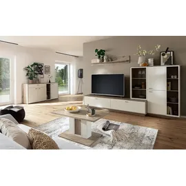 Uno Highboard Santerno ¦ holzfarben ¦ Maße (cm): B: 124 H: 140 T: 37.0