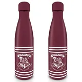 Pyramid Harry Potter - Crest & Stripes Metal Drinks 550ml Bottle (MDB25453)