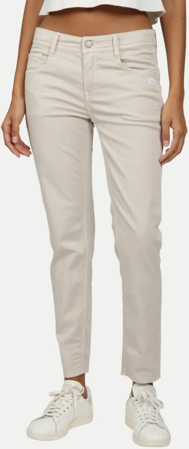 Hose Relaxed Fit Amelie Beige 28