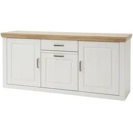 maison bleue Sideboard 183 x 85 x 50 cm Weiß