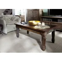 Massivmoebel24 Couchtisch Altholz 110x60x45 mehrfarbig lackiert FABLE #06