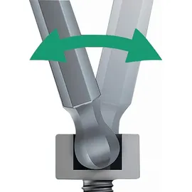 WERA 352 Sechskant-Kugelkopf-Schraubendreher 1.5 x 60 mm