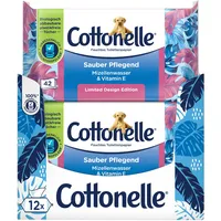 Cottonelle Feuchtes Toilettenpapier Sauber Pflegend 12 x 42 Tücher