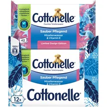 Cottonelle Feuchtes Toilettenpapier Sauber Pflegend 12 x 42 Tücher
