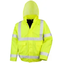 result safe-guard Unisex Sicherheits Winter Blouson - Arbeitsjacke | ISOEN20471:2013 - Core fluorescent yellow M