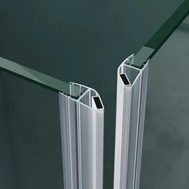 mai & mai Eckdusche mit Drehtür rechts 90 x 70 cm transparent Sicherheitsglas R05K