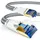CSL - 10m CAT 8 Netzwerkkabel Flach und Dünn - Lan Kabel für 40 Gigabit High Speed, Internetkabel, Flachbandkabel, Verlegekabel - 40 Gbps Cat.8 RJ45 Kabel für Switch Router Modem PC, 10 Meter Weiss