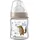 Nip – Weithalsflasche Glas | 120ml | Babyflasche mit weichem Silikontrinksauger und Ventil für optimalen Lufteinstrom. Babyflasche aus bruchfestem Glas | Sauglochgröße M, Girl