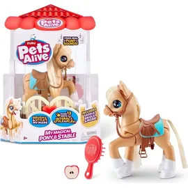 Zuru Mein magisches Pony mit Stall 26 cm, mehrfarbig