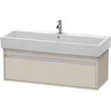 Duravit Waschtischunterschrank 1 Auszug 115 x 41 x 44 cm Taupe Matt
