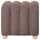 Beliani Pouf Idyllwild Bouclé 49 x 46 x 38 cm Braun