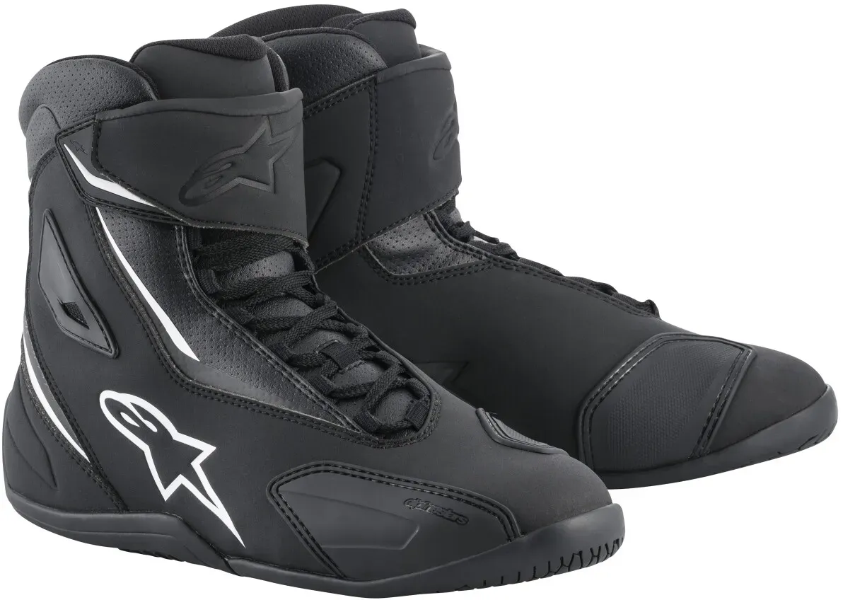 Alpinestars Fastback-2 Drystar Motorradschuh schwarz / weiß 40