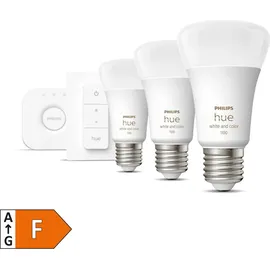 Philips Hue White & Col. Amb. E27 3er Starter Set Mehrfarbig