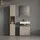 livinity Waschbeckenunterschrank Timavo 60 x 57,5 cm Greige