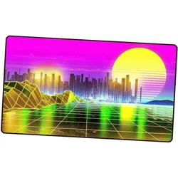 MTG - Retrowave Premium Playmat - Plains