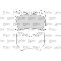 Valeo Bremsbeläge Vorderachse Passend Für Lexus Ls 601654: Bremsbelagsatz, Scheibenbremse Lexus: 044650w130 Lexus: 0446550260 Lexus: 0446550290 Lexus: