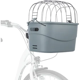 Trixie Front-Fahrradkorb grau 42 x 39 x 30 cm