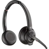 Poly Savi 8220 UC DECT USB-A-Headset, kabellos, On-Ear, Schwarz