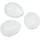 Rayher Plastik-Eier Weiß Kunststoff 6,0 cm