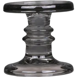 Chic Antique Kerzenständer für Stumpenkerzen kohle, 11/Ø11 cm, kohle