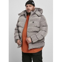 URBAN CLASSICS Herren Hooded Puffer Jacket with Quilted Interior Jacke, Asphalt, 3XL