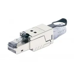 Intellinet Modular Plug Cat6a 10G Shielded Toolless RJ45 Modular Field Terminati