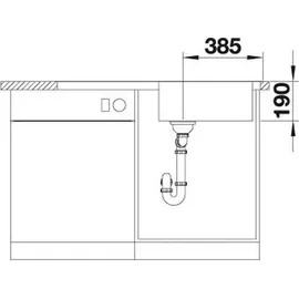 Blanco DINAS XL6S RV BF mU 2B mAF