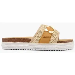 Pantolette - Damen - beige