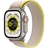 GPS+Cellular 49 mm Titaniumgehäuse, Trail Loop gelb/beige S/M