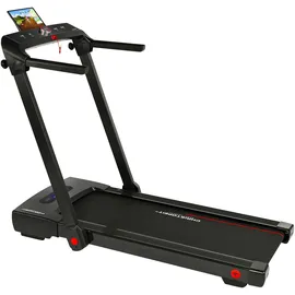 Christopeit Sport® Laufband »2 in 1«, (1 tlg., inkl. Bluetooth-Musikboxen), bis max. 14 km/h, klappbar, rot