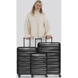 bergpfeil Travel Koffer-Set 3-tlg. schwarz