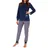 normann Frottee Pyjama Blau 40/42