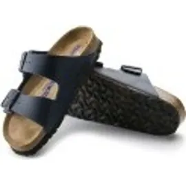 Birkenstock Arizona Weichbettung Birko-Flor schmal blau 43
