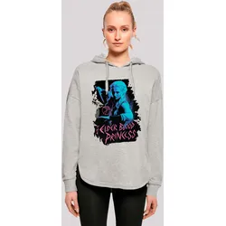 Kapuzenpullover F4NT4STIC "The Witcher Ciri Netflix TV Serie", Damen, Gr. XS, grau, Obermaterial: 100% Baumwolle, casual, oversize, Langarm, Pullover, Premium Qualität