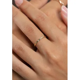 Elli DIAMONDS Elli DIAMONDS Ring Verlobung Solitär Diamant 0.015 ct. 585 Gelbgold Ringe Damen