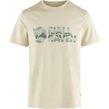 Fjällräven Multicolor Logo T-shirt chalk white S