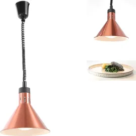 HENDI Wärmelampe, Konisch, Kupfer